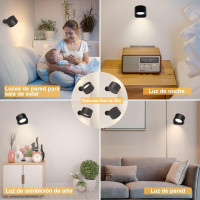 Світлодіодний настінний світильник Huilefu USB-порт для заряджання Mordern 3 (my-086)