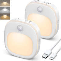 Світильники з датчиком руху ANOPU для приміщень, 2 комплекти (my-4229)