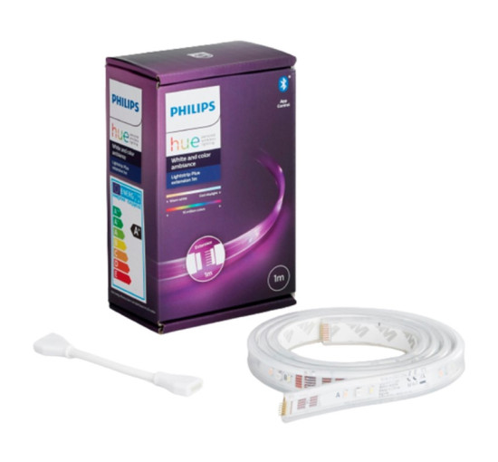 Удлинитель светодиодной ленты Philips Hue Lightstrip Plus v4 White and Color 1m (my-4116)