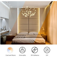 Светодиодная лента Lepro с регулировкой яркости, цвет от тёплого до холодного (my-18151)