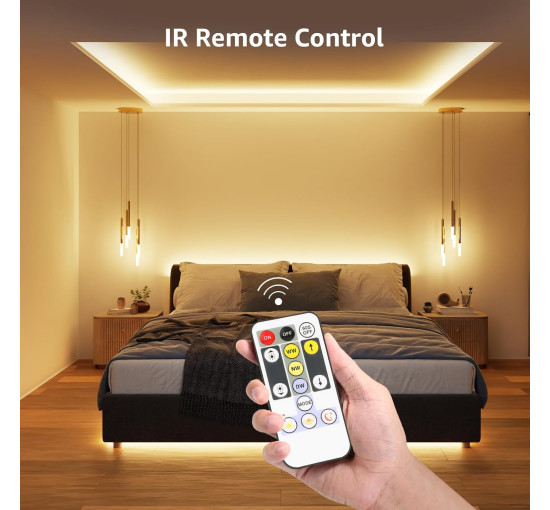 Світлодіодна стрічка Lepro з регулюванням яскравості, колір від теплого до холодного (my-18151)