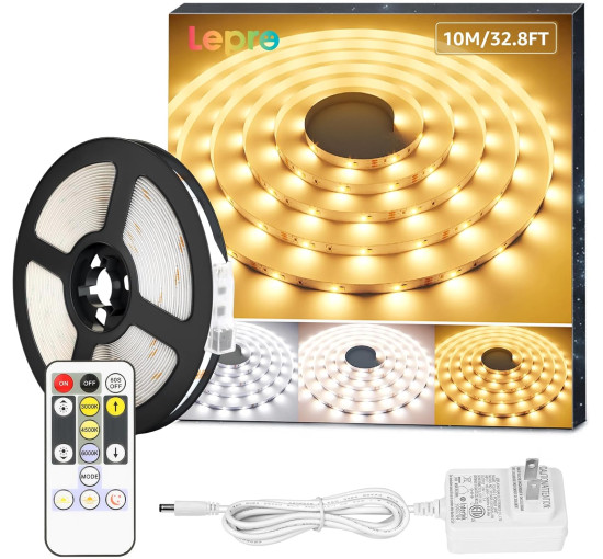 Світлодіодна стрічка Lepro з регулюванням яскравості, колір від теплого до холодного (my-18151) Світлодіодна стрічка Lepro з регулюванням яскравості, колір від теплого до холодного (my-18151)