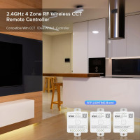 Беспроводной сенсорный RF пульт дистанционного управления для светодиодных лент BTF-LIGHTING RB2 2.4G белый (my-4176)