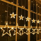 Световые гирлянды в помещении iShabao со звездами с таймером для рождественского украшения (my-0182)