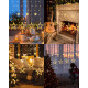 Световые гирлянды в помещении iShabao со звездами с таймером для рождественского украшения (my-0182)