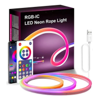 Умная неоновая лента с Wi-Fi Gosund RTS0046. 5м, пульт, RGB-IC (my-0147)