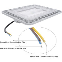 Взрывозащищенный светодиодный светильник IP66 для заводов, больших складов 50 Вт 5500 лм 5000 К (my-18161)