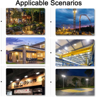 Взрывозащищенный светодиодный светильник IP66 для заводов, больших складов 50 Вт 5500 лм 5000 К (my-18161)