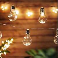 10 світлодіодних лампочок-гірлянд на сонячних батареях для саду LITOHOM (my-7057)