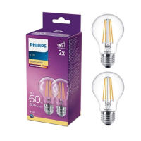 Набор 2x светодиодные лампочки Philips A60 E27/7W/230V 2700K (my-4357)