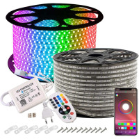 Світлодіодна стрічка GreenSun RGB, 30 м, світлодіодна стрічка Bluetooth, (my-4351)