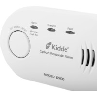 Детектор чадного газу Kidde K5CO, термін служби датчика десять років, живлення від батарейки типу АА (замінна) (my-7046)