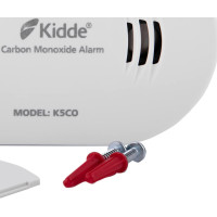 Детектор чадного газу Kidde K5CO, термін служби датчика десять років, живлення від батарейки типу АА (замінна) (my-7046)