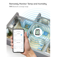 Термометр гігрометр Govee H5075, Bluetooth-монітор кімнатної температури в приміщення (my-0195)