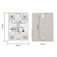 Модуль твердотельного реле Jadeshay SSR25 Aa 25a Вход 80250 В переменного тока Выход 24480 В переменного тока (my-17008)
