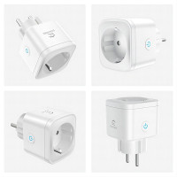 Интеллектуальная WiFi розетка EIGHTREE ET21 комплект из 4 шт с функцией измерения энергопотребления (my-1083)