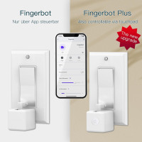 Розумна кнопка MOES Fingerbot Plus Smart Switch із сенсорним керуванням, сумісним із додатком Smart Life та MOES Tuya BLE Hub, білий (my-15087)