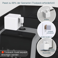 Розумна кнопка MOES Fingerbot Plus Smart Switch із сенсорним керуванням, сумісним із додатком Smart Life та MOES Tuya BLE Hub, білий (my-15087)