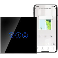 Wi-Fi сенсорний перемикач CNBINGO W1-C201 чорний (my-1079)