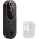 Бездротова відеокамера для дверного дзвінка 1080 GridTera P50 (my-18133) Бездротова відеокамера для дверного дзвінка 1080 GridTera P50 (my-18133)