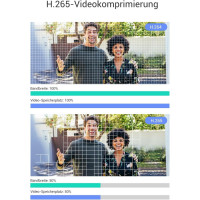 Відеодзвінок для дверей з Wi-Fi EZVIZ ширококутна камера 2МП PIR сенсор руху дисплей 4,3 (my-18094)