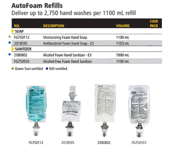 Коммерческий автоматический дозатор для мыла Rubbermaid Commercial 1100 мл черный/хром (my-014)