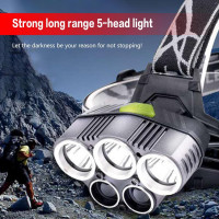 Фонарик налобный аккумуляторный водонепроницаемый LOVME HDL-5 High Lumen Bright (my-3082)