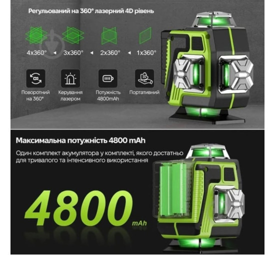 Нівелір лазерний Inspire LLX-360-11 (my-17225)