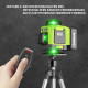 Лазерный уровень 4D 360° с самовыравниванием и штативом, перекрестный лазер для строительных проектов, ремонта, напольной плитки с аккумулятором 4800 мАч (my-17012)