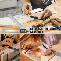 Цифровий кутомір 0-360° із нержавіючої сталі AivaToba 123 (my-15124)