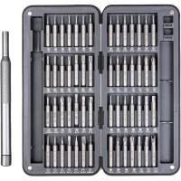 Набор прецизионных отверток VCELINK, 57 в 1 с 56 битами S2, набор магнитных бит для компьютера, очков, часов, телефона, ноутбука, черный (my-15040)