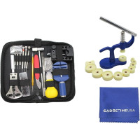 Профессиональный набор для обслуживания часов с футляром Gadgetime USA WT24K4 Unisex Adult Watch Repair Kit (147 предметов) (my-12035)