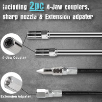 Пистолет для смазки SHALL Mini комплект смазочного шприца с пистолетной рукояткой (my-15193)