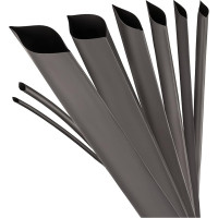 Термозбіжна трубка 3:1 з клеєм чорного кольору ISOLATECH діаметр 50 мм, довжина 2 м (my-15157)