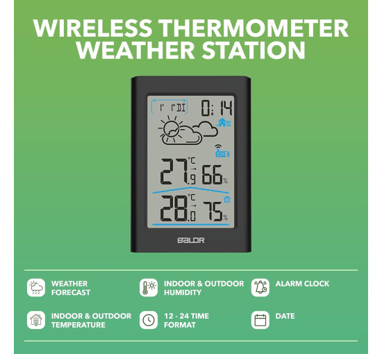 Метеостанция BALDR B0341WST2H Wireless Thermometer (my-3107)