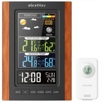 Метеостанция с наружным датчиком aGratHav AG-77 (my-3058)