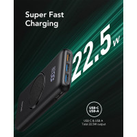 Павербанк Charmast C2023W з бездротовою зарядкою 20000 mAh 22.5 W PD 3.0 USB Power bank (my-3052)