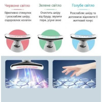 Аккумуляторный микротоковый массажер для лифтинга лица и шеи ES-1081 белый (my-4030)