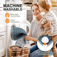 Электрическая грелка для облегчения боли, 6 режимов быстрого нагрева BESIGILA 12x24 дюйма серый (my-12078)