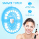 Електрична перезаряджувана зубна щітка Sejoy для дорослих з 4 насадками, 3 режимами та вбудованим інтелектуальним таймером на 2 хвилини, чорна (my-4070)