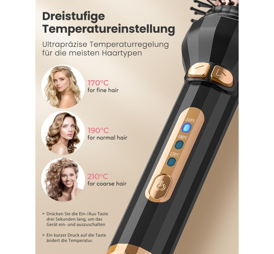 Щітка, що автоматично обертається, для завивки волосся HEEBUKE AE533 (my-18103)