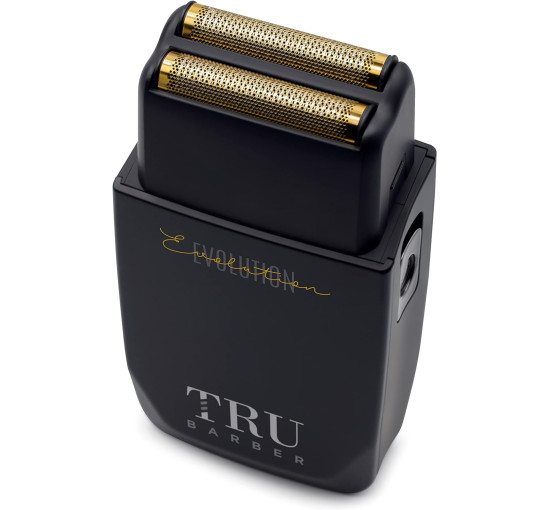 Профессиональная парикмахерская электробритва с сеткой TRU BARBER Evolution Gold 9000 об/мин (my-2046)