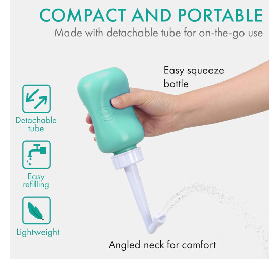 Эффективное портативное биде - бутылочка Cynpel Peri Bottle для личной гигиены, для послеродового ухода, лечение геморроя (my-2105)