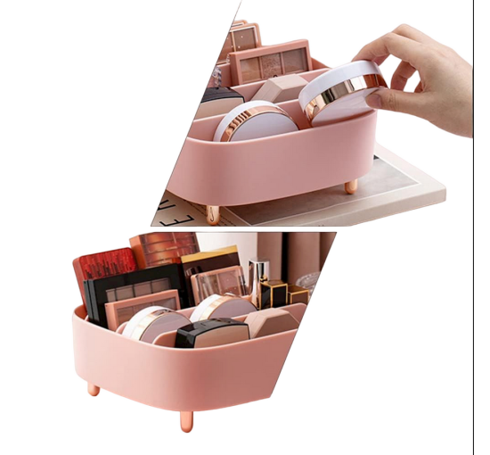 Органайзер для макияжа Awokza Cosmetic Storage Box Makeup Pink AC-7643 (my-2102)