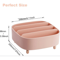 Органайзер для макияжа Awokza Cosmetic Storage Box Makeup Pink AC-7643 (my-2102)
