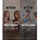 Профессиональный аккумуляторный фрезер для ногтей MelodySusie SC320H (30000 об/мин) с 6 насадками и шлифовальными лентами для маникюра и педикюра, белая (my-17038)