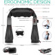 Електричний масажер для шиї та спини VOYOR PJ100 4D з підігрівом для полегшення болю в м'язах плечей, спини, шиї та всього тіла, чорний (my-2002)
