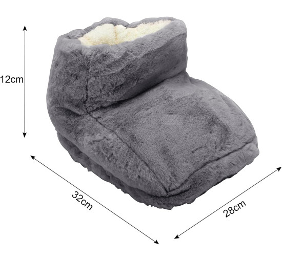 Электрическая грелка для ног DASIAUTOEM с USB-разъемом 32x28x12 см, расслабляющая, снимает боль в ногах, очень мягкая и теплая, защита от перегрева, автоматическое отключение (my-14055)