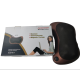 Массажная подушка Massage pillow 8-роликов, 2 режима массажа с подогревом, массажер электрический с инфракрасным подогревом для спины, шеи, плеч, ног, рук, черный (my-12005)