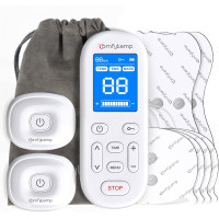 Мышечный стимулятор для снятия боли Comfytemp Wireless TENS Unit с дистанционным управлением, портативное устройство, 30 режимов, 4 накладки (my-14017)
